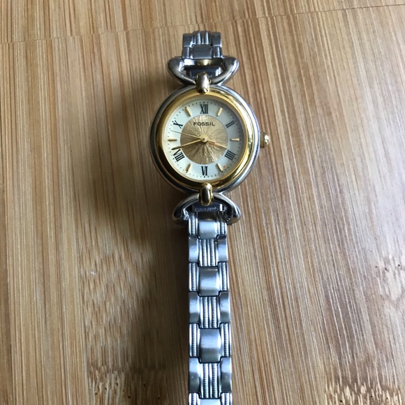 Fossil Accessories - Vintage Fossil 2-tone Stainless Steel Watch